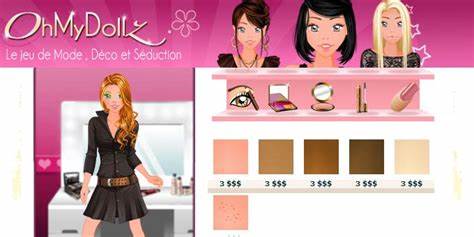 Oh My Dollz, Jeu de fille, de mode, de stylisme et de décoration