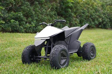 Tesla Cyberquad for Kids review: A mini electric ATV that's so much fun I stole it from the kids! - Electrek.co