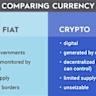 Cryptos and fiat currencies — any real difference?
