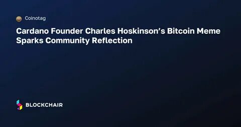 Cardano’s ADA Rallies as Founder Charles Hoskinson Vows to Help Shape US Crypto Policy - Crypto News Australia