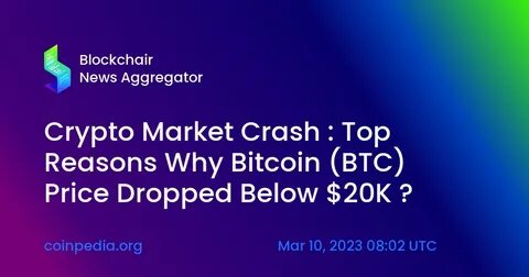 Bitcoin at 2-Month Low: Is a Crypto Market Crash Coming? - Coinpedia Fintech News