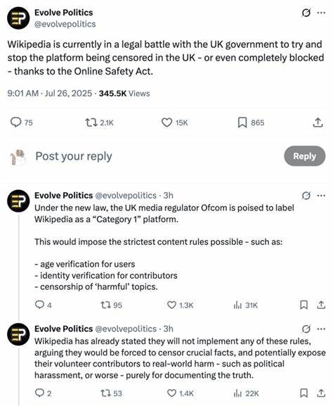 Wikipedia Censored in UK