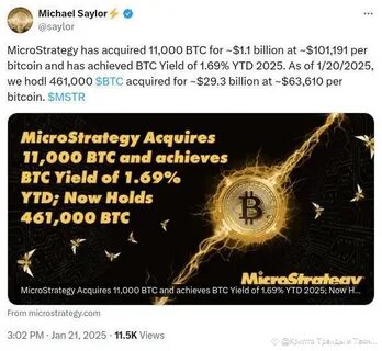 11-week streak: MicroStrategy buys again, now holds 461,000 bitcoin - Sherwood News