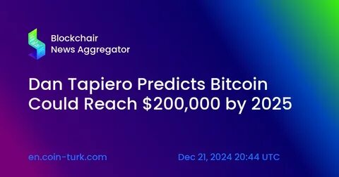 Bitcoin Could Reach $200,000 In 2025 If Fed Relaxes Policy, Bitwise's Matt Hougan Says - Benzinga India