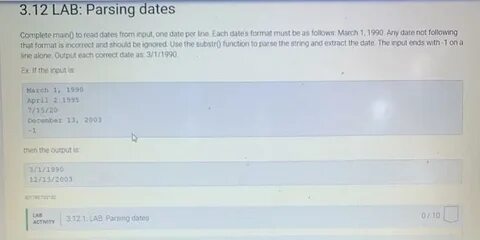 Never write your own Date Parsing Library