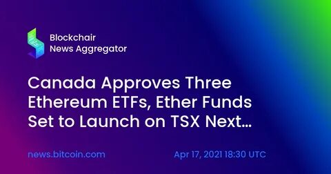 Americans don't need to wait, Canada has ETFs that hold bitcoin - Yahoo Canada Finance