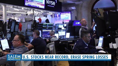 US stocks rise to the brink of a record and recover nearly all their 20% springtime drop