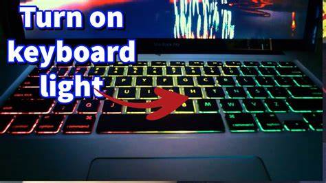 How to turn on laptop keyboard light, activate Keyboard Backlight on 