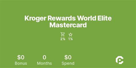 7 things to know about the Kroger Rewards World Elite Mastercard