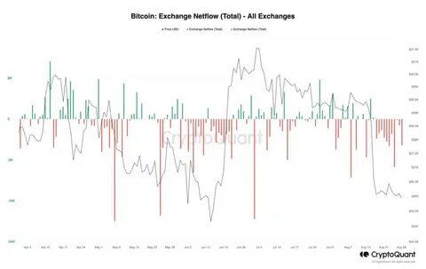 Bitcoin Bullish Signal: Exchange Netflow Remains Negative - NewsBTC