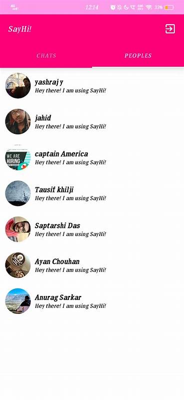 SayHi! is an instant messaging app that allows users to send text messages to other people using the app