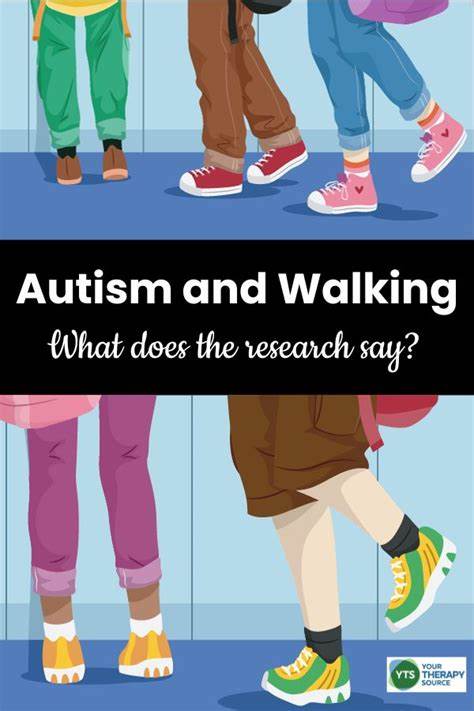 Why do some autistic people walk differently?