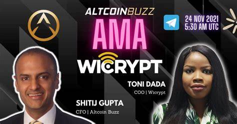 Wicrypt AMA with COO Toni Dada - Altcoin Buzz