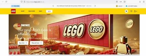 Lego Coin, Lego website hacked to promote crypto scam - decripto.org