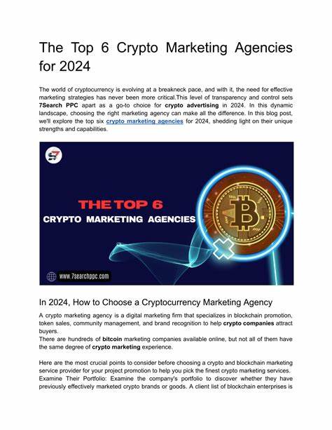 Top 6 crypto marketing agencies by the end of 2024