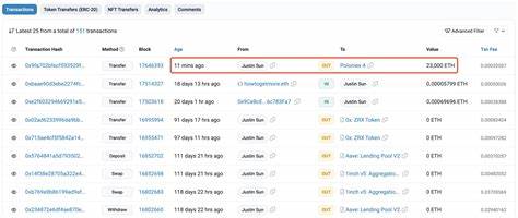 Justin Sun's $43M Eth Transfer Boosts Poloniex - MENAFN.COM