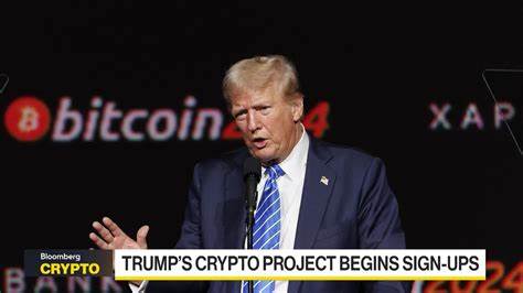 Watch Trump's Crypto Project Plans USD Stablecoin - Bloomberg