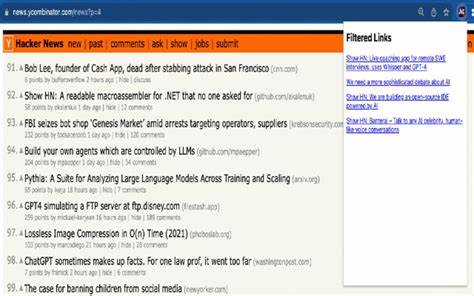 Yet Another Hacker News Frontpage with Filter