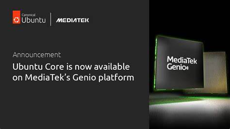 Ubuntu Core is now available on MediaTek's Genio platform