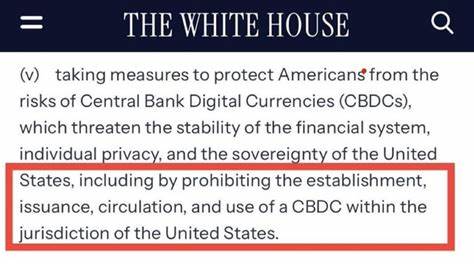 Trump issues executive order banning creation of central bank digital currency, strengthens US stance on cryptocurrencies - The Financial Express