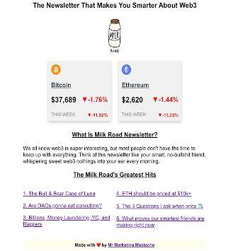 Milk Road Highlights Continued Positivity in Cryptocurrency - Blockchain.News