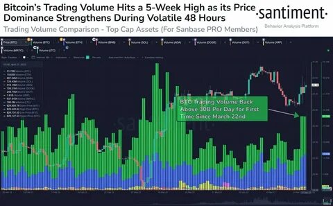Bitcoin trading volume shoots up