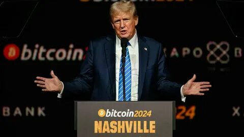 Trump calls for US to become crypto capital at Nashville bitcoin conference