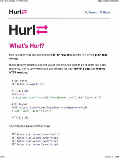 Hurl: Run and test HTTP requests with plain text