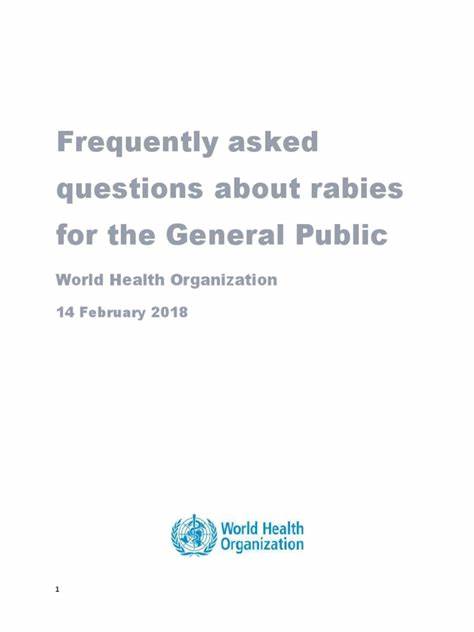 Frequently asked questions about rabies for the General Public