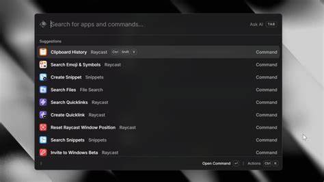 Raycast is now available on Windows