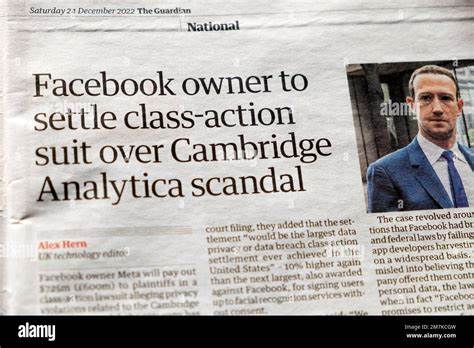 Zuckerberg settles lawsuit over Cambridge Analytica scandal, avoids testifying