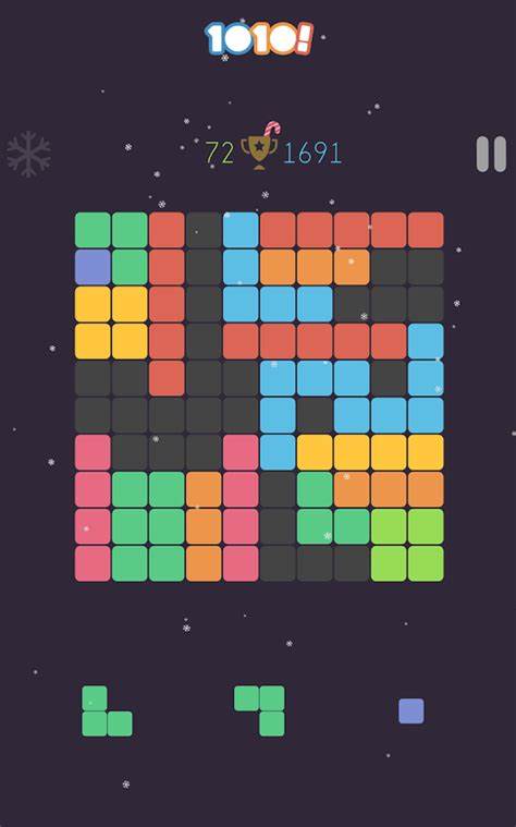 A100 is a puzzle game inspired by the mobile game „1010 " by Gram Games
