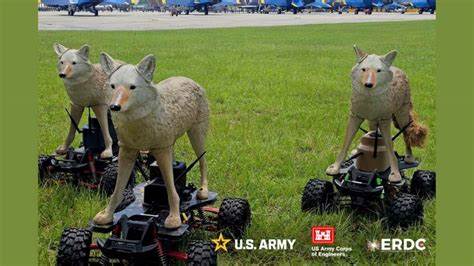 US Army tests robot coyotes to prevent catastrophic bird strikes