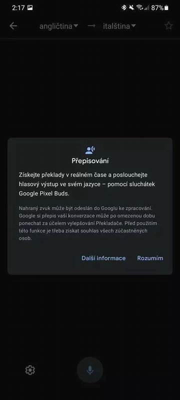 Tipy a triky - Nápověda Google Translate