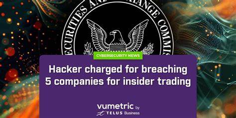 Hacker charged for breaching 5 companies for insider trading - BleepingComputer