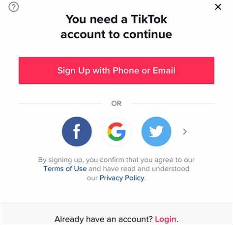 Sign up - TikTok