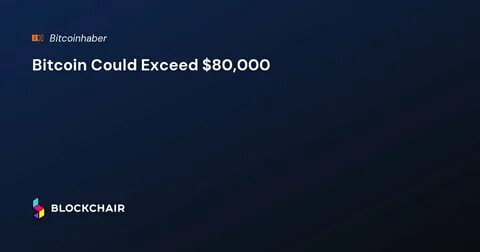 Bitcoin surpasses $80,000 mark, driving crypto market surge - Türkiye Today
