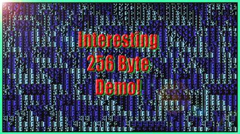 A Mind Is Born: 256 byte Commodore 64 demo