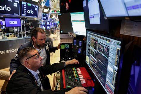 Stocks climb as Nvidia hits $4-trillion valuation; euro inches lower