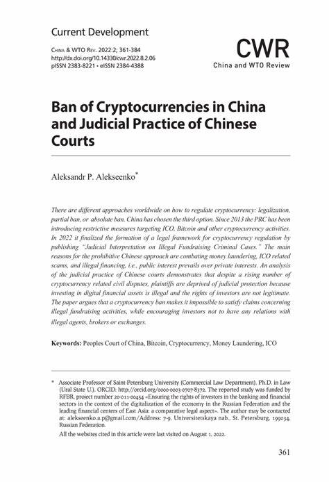 China’s High Court Rules Cryptocurrencies Are Not Prohibited as Commodities - BeInCrypto
