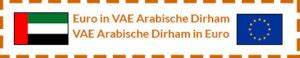 Wie viel Euro sind ein VAE Dirham?