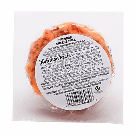 Cheddar Cheese Ball, 10 oz at Whole Foods Market