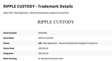 Ripple Applies For Trademark For Innovative Custody Service And Wallet - MENAFN.COM