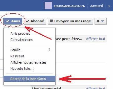 Facebook barre latérale droite amis - CommentCaMarche