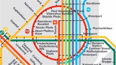 Every Copenhagen bus, train and metro in one map