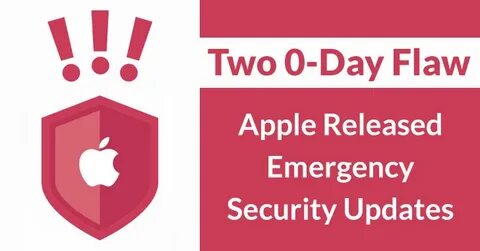 Apple emergency security updates fix two new iOS zero-days - Security Affairs