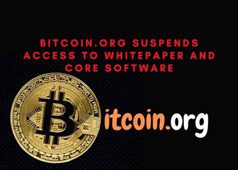 Bitcoin.org suspends access to Bitcoin whitepaper and the Core software in the UK - Cryptopolitan