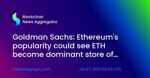 This 1 New Move by Goldman Sachs Could Boost Bitcoin, Ethereum, and Maybe Even XRP - The Motley Fool