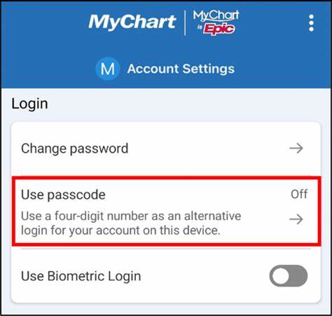 MyChart - login recovery page - LUHS