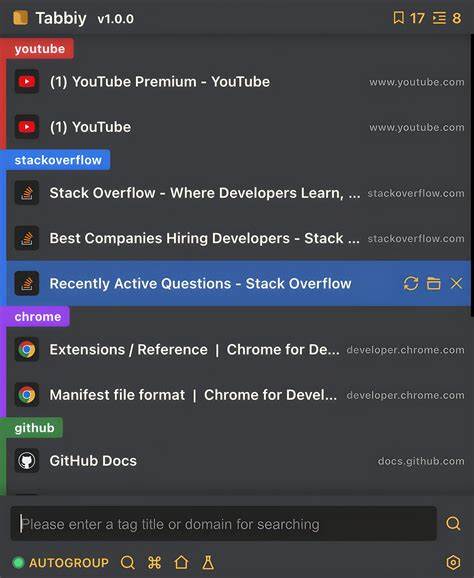Tabbiy – Tab Auto Grouping Expert